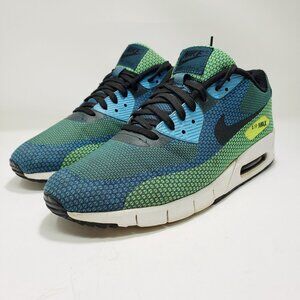 Nike Air Max 2013 Sneakers Blue/Green Mesh Low-Top Athletic Shoes Mens 10.5